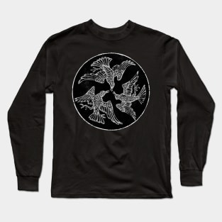 Twa Corbies (Three Ravens) Long Sleeve T-Shirt